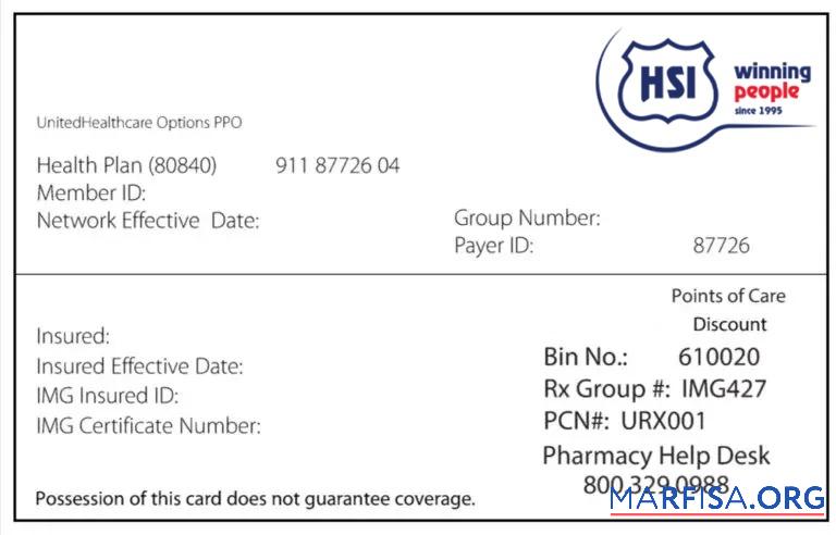 Realistic Seychelles health insurance card sample
